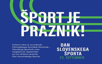 Šport je praznik! Dan slovenskega športa