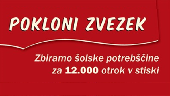 POVABILO K SODELOVANJU V AKCIJI POKLONI ZVEZEK